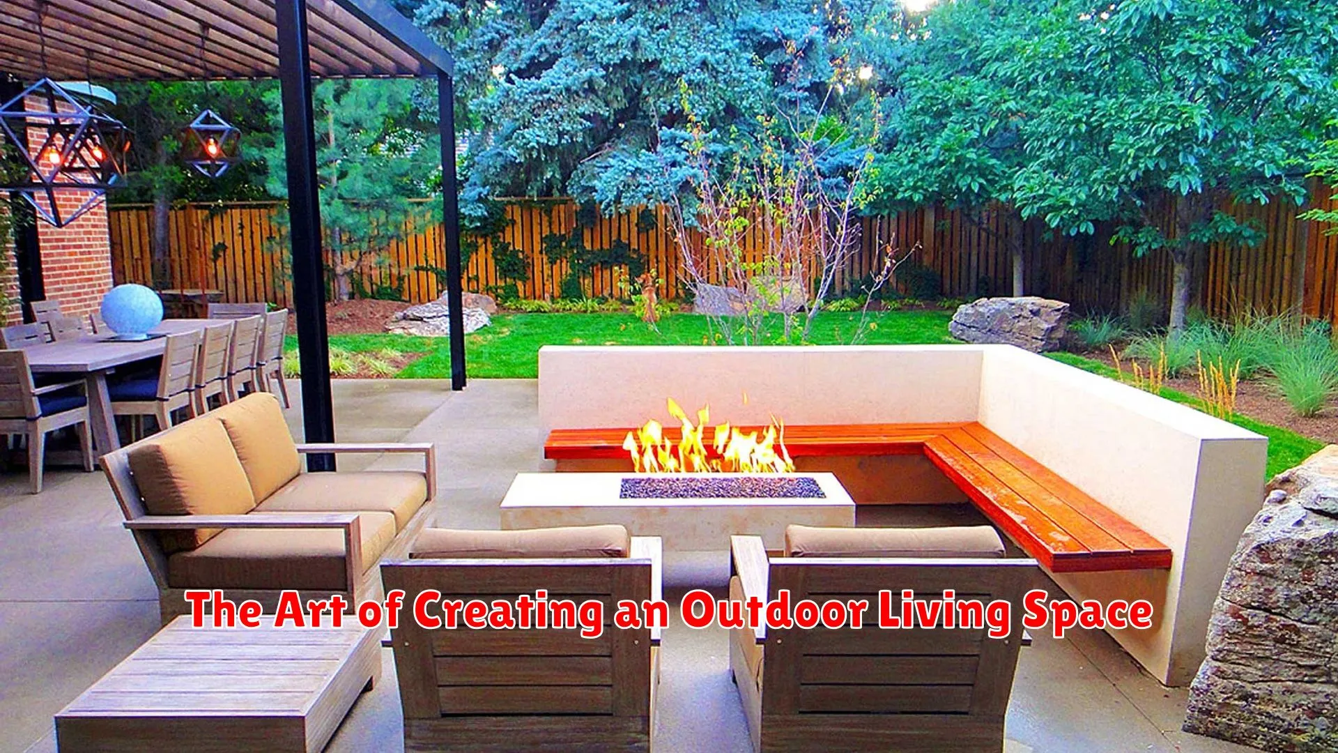 The Art of Creating an Outdoor Living Space