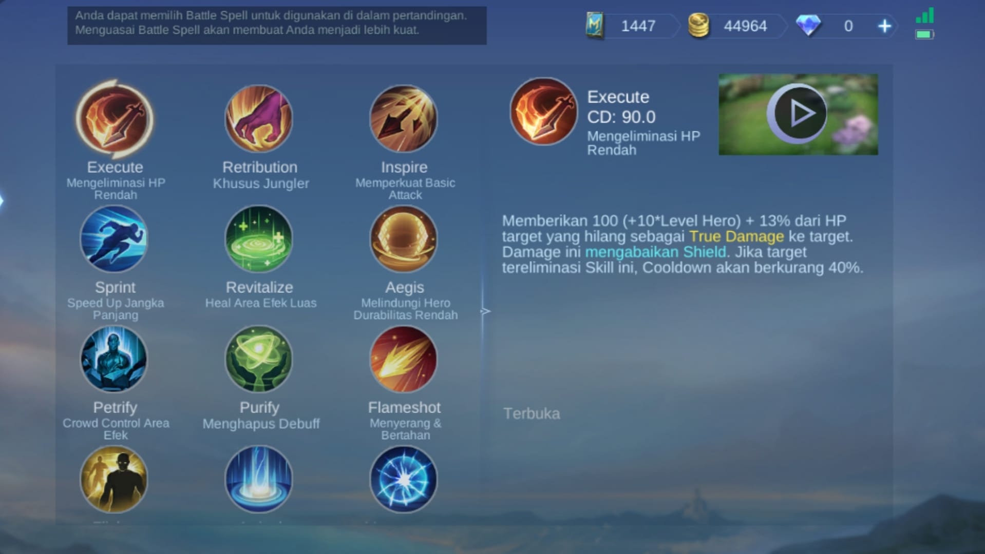 Battle Spell - Mobile Legends | NgeRank.com