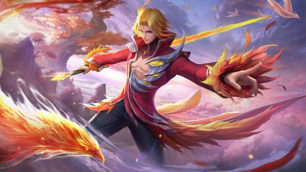 ling fiery dance skin mobile-legends