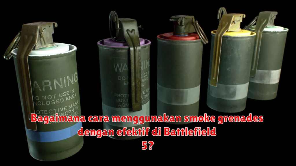 Bagaimana cara menggunakan smoke grenades dengan efektif di Battlefield 5?