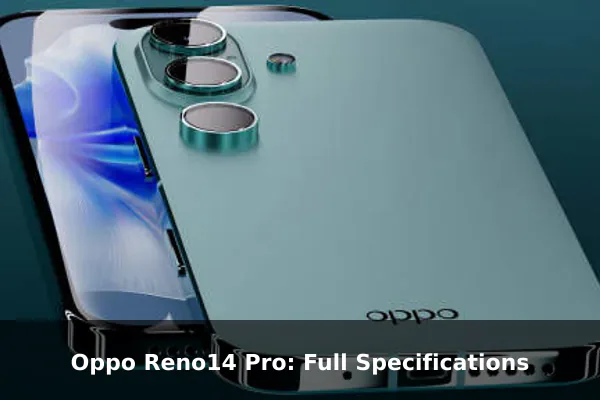 Oppo Reno14 Pro: Full Specifications Oppo Reno14 Pro: Full Specifications