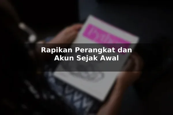 Rapikan Perangkat dan Akun Sejak Awal