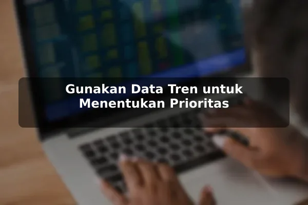 Gunakan Data Tren untuk Menentukan Prioritas