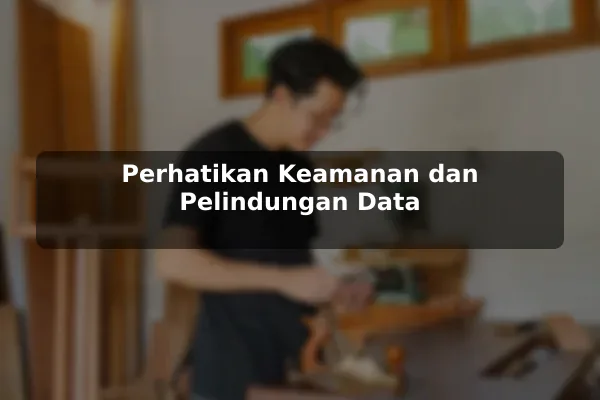 Perhatikan Keamanan dan Pelindungan Data