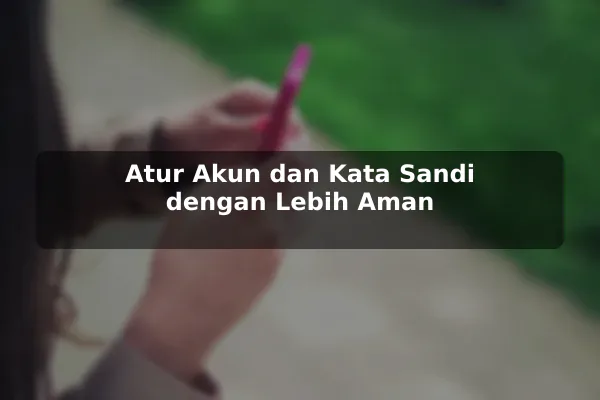 Atur Akun dan Kata Sandi dengan Lebih Aman