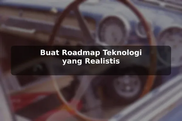 Buat Roadmap Teknologi yang Realistis