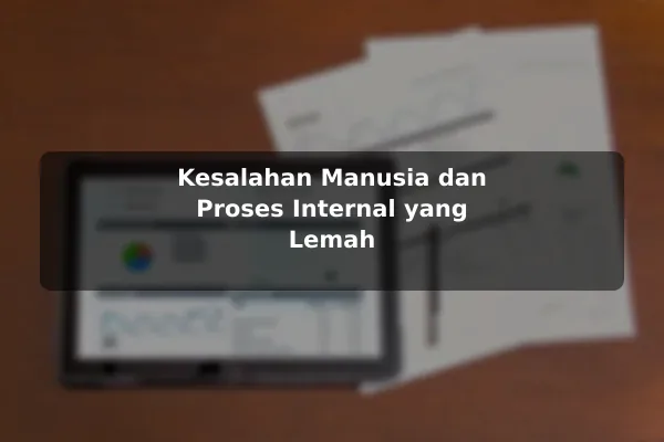 Kesalahan Manusia dan Proses Internal yang Lemah