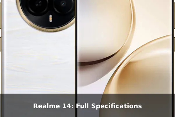 Realme 14: Full Specifications Realme 14: Full Specifications