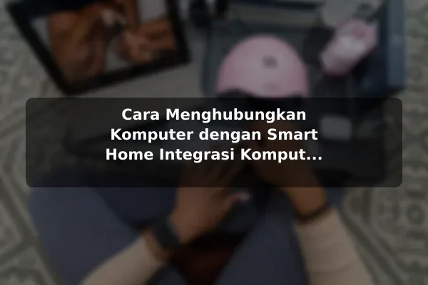 Cara Menghubungkan Komputer dengan Smart Home Integrasi Komputer dan Smart Home: Masa Depan Konektivitas