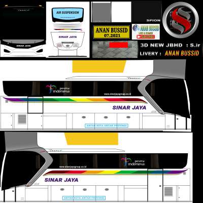 Livery Bussid Yudistira Sinar Jaya AKAP SR1 Legacy