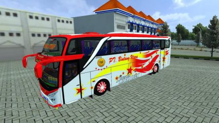 Mod Bussid Bintang Utara Putra JB2 SHD Hino RK