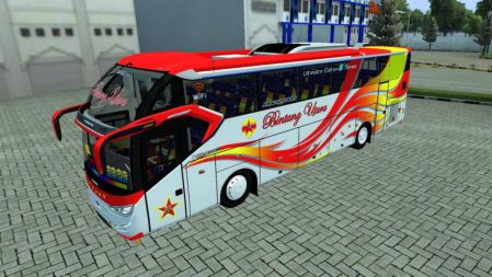 Mod Bussid Bintang Utara Putra SR2 XHD Prime