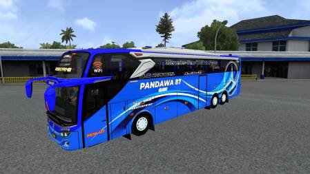 Mod Bussid Pandawa 87 Biru Jetbus 3+