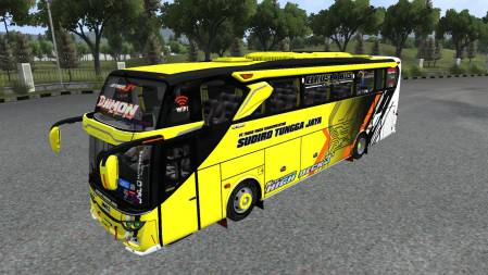 Mod Bussid STJ Hino RK Jetbus 3+