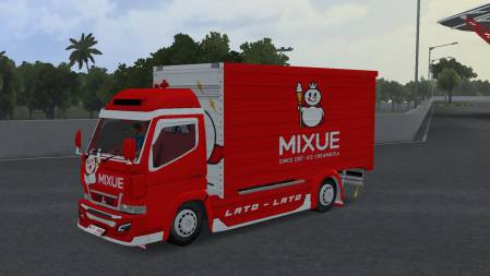 Mod Truck Bussid Canter Box Mixue