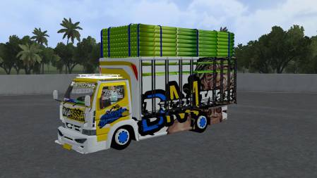 Mod Bussid Truck Canter Bumi Wali Muatan Bambu