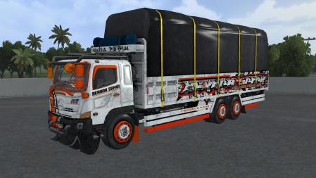 Mod Bussid Truck Hino 500 Bak Dropside