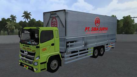 Mod Bussid Truck Hino 500 Box Siba Surya