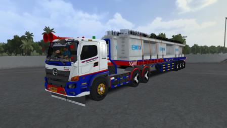 Mod Bussid Truck Trailer Angkut Beton