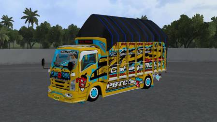 Mod Bussid Truck New Margo Joyo Gold Terpal Segitiga